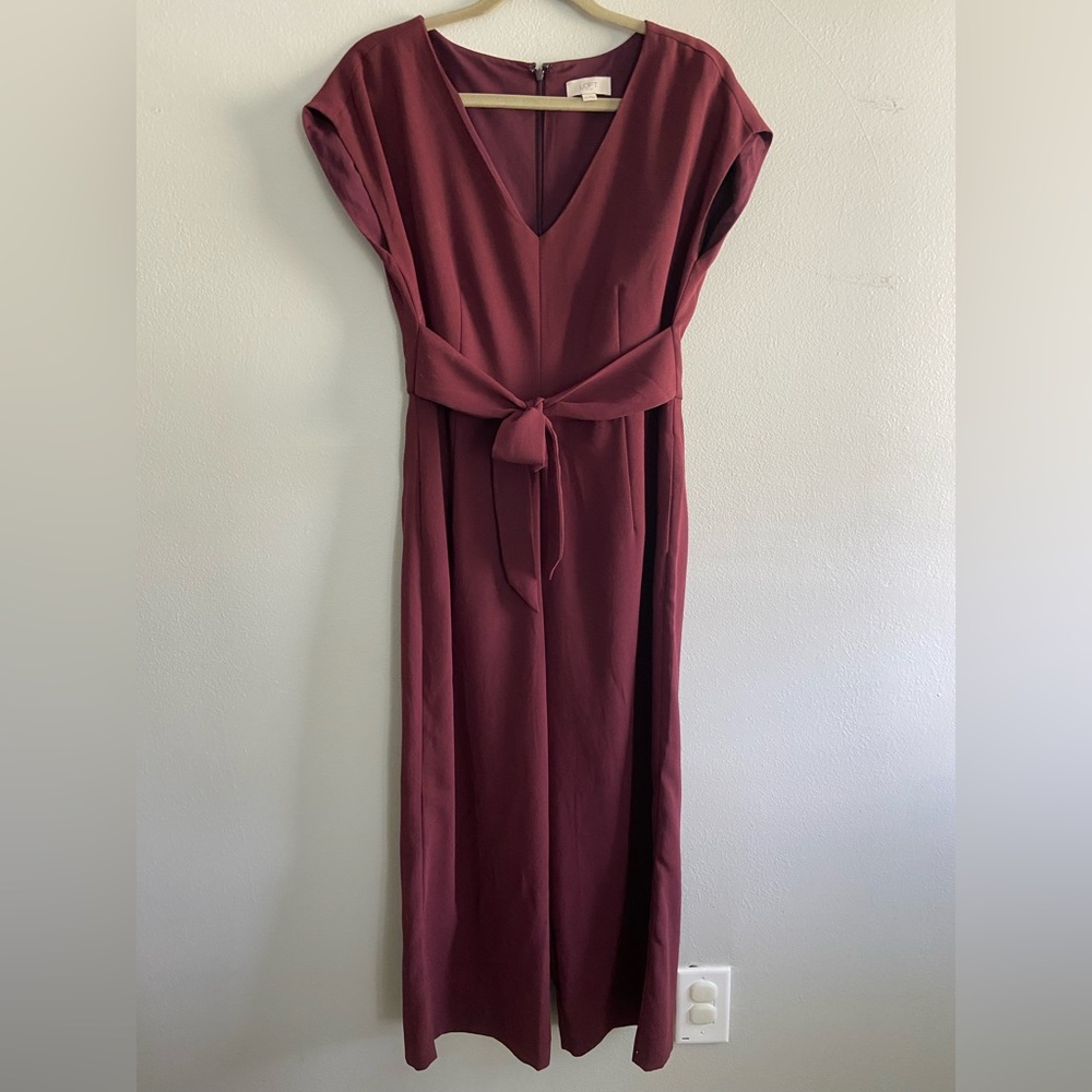 Maroon Banana Republic Jump Suite